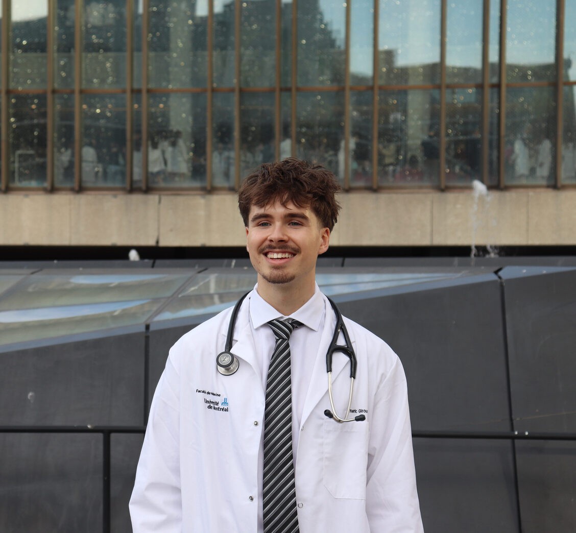 Emeric Giroux, étudiant en médecine à l'Université de Montréal